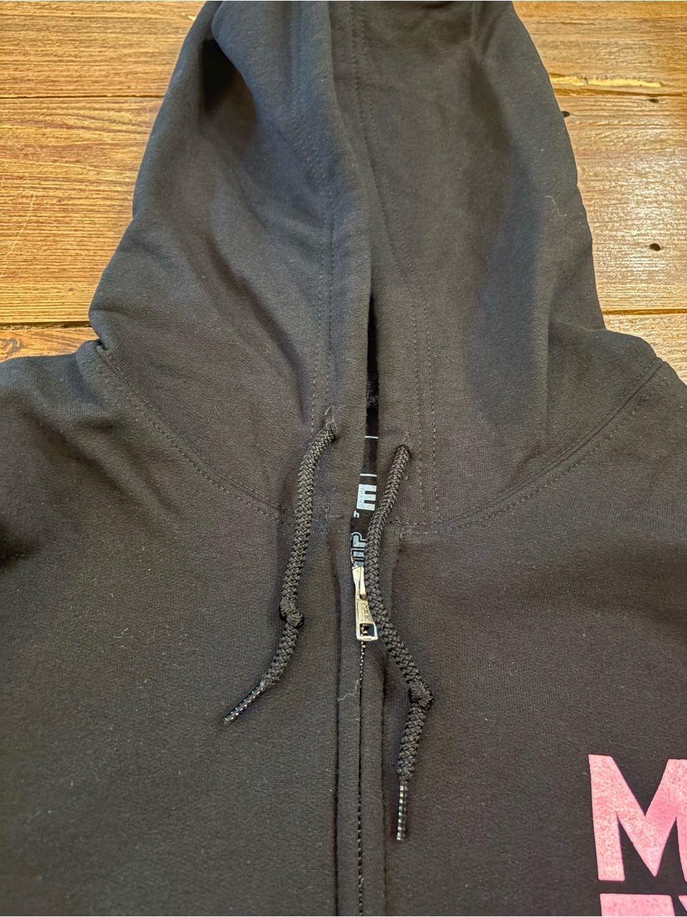 Miku Expo 2026 Black Zip Hoodie with Pink Graphics NWOT - Picture 3 of 9